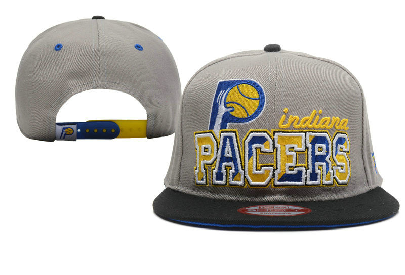 Indiana Pacers Grey Snapback Hat XDF 0512